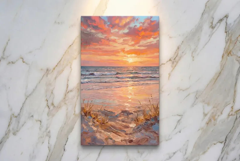 Golden Hour Beach vertical