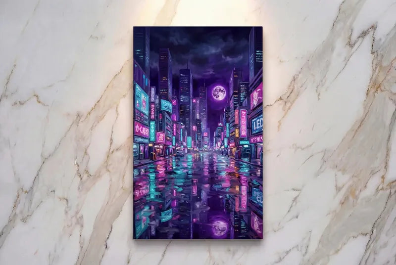 Neon Cyber Punk vertical