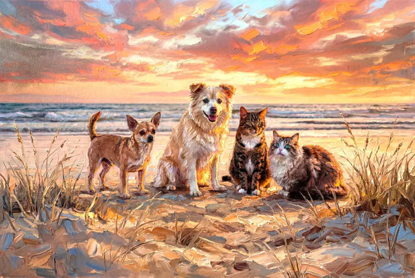 Your custom oil-style painting artwork